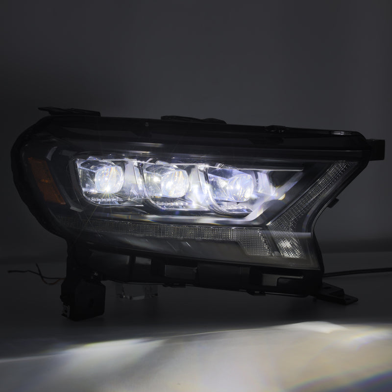 Load image into Gallery viewer, AlphaRex 19-21 Ford Ranger NOVA LED Proj Headlight Plnk Style Alpha Blk w/Activ Light/Seq Signal/DRL
