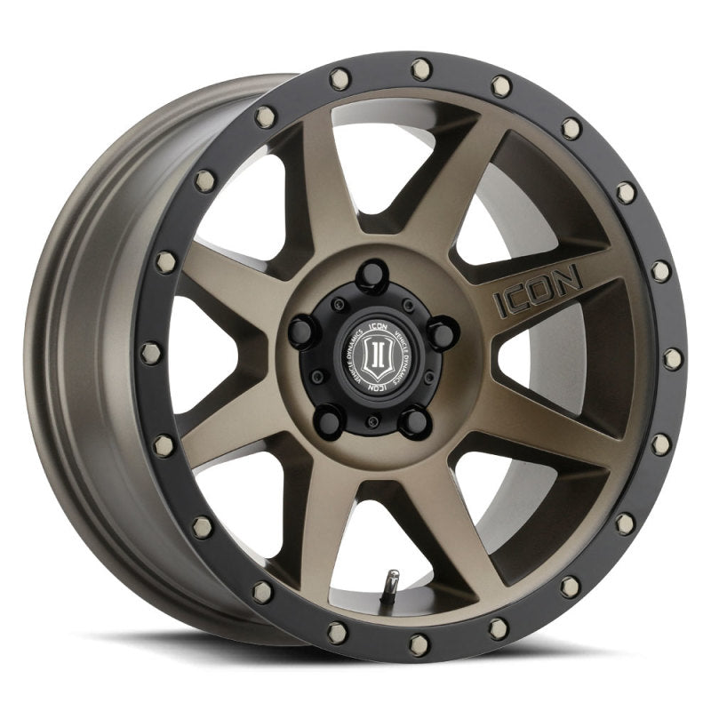 Load image into Gallery viewer, ICON Rebound Pro 17x8.5 5x4.5 0mm Offset 4.75in BS 71.5mm Bore Bronze Wheel
