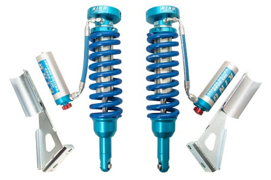 King Shocks | 2005+ Toyota Tacoma - 6 Lug - Front 2.5 Remote Reservoir Coilover With Adjuster - Pair