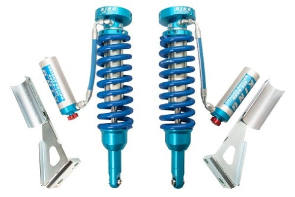 King Shocks | 2005-2023 Toyota Tacoma - 6 Lug Front 2.5 Remote Reservoir Extended Travel Coilover With Adjuster - Pair