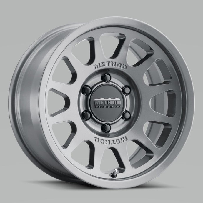 Method | MR703 17x8.5 +35mm Offset 5x150 110.5mm CB Gloss Titanium Wheel