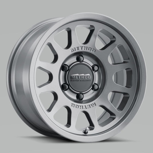 Method | MR703 17x8.5 0mm Offset 6x5.5 106.25mm CB Gloss Titanium Wheel