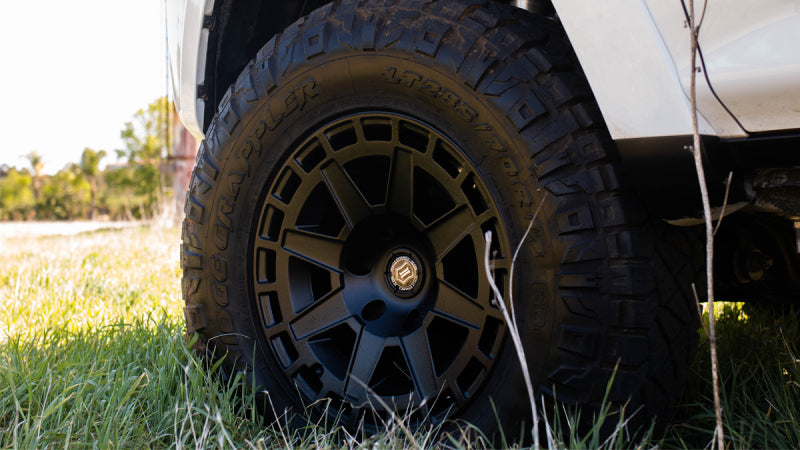 Load image into Gallery viewer, ICON Compass 17x8.5 6x135 6mm Offset 5in BS Satin Black Wheel
