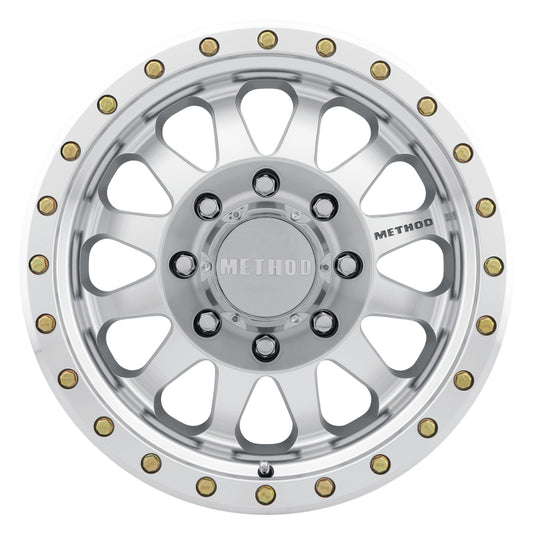 Method | MR304 Double Standard 20x10 -18mm Offset 8x170 130.81mm CB Machined/Clear Coat Wheel