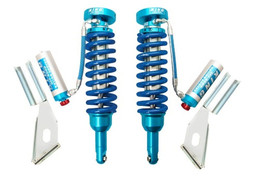 King Shocks | 2011-2015 Toyota Hilux Front 2.5 Remote Reservoir Coilover With Adjuster - Pair