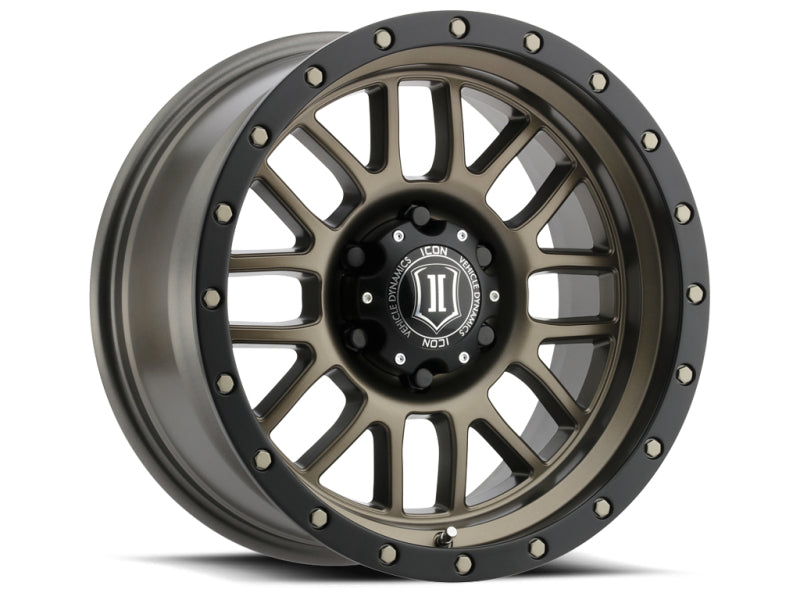 Load image into Gallery viewer, ICON Alpha 17x8.5 6x5.5 0mm Offset 4.75in BS 106.1mm Bore Bronze Wheel
