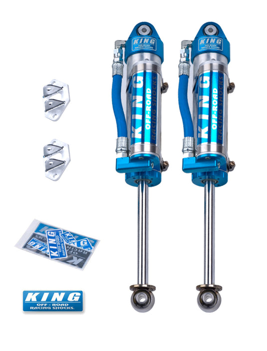 King Shocks | 1997-2006 Jeep Wrangler TJ Rear 2.5 Piggy Hose Reservoir Shock 6 Inch Lift - Pair