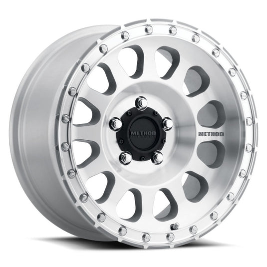 Method | MR315 17x8.5 0mm Offset 5x5 71.5mm CB Machined/Clear Coat Wheel