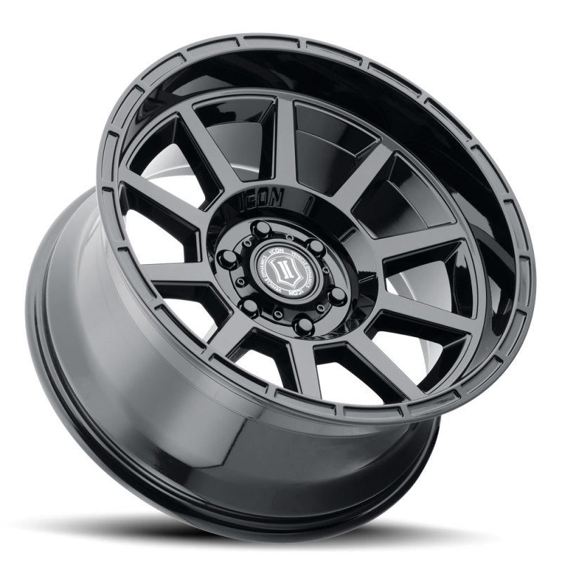 Load image into Gallery viewer, ICON Recoil 20x10 5x150 -24mm Offset 4.5in BS Gloss Black Wheel
