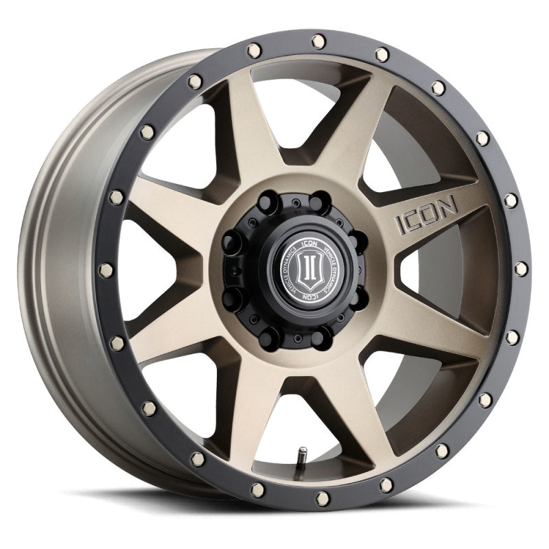 Load image into Gallery viewer, ICON Rebound 20x9 8x6.5in 12mm Offset 5.5in BS Bronze Wheel
