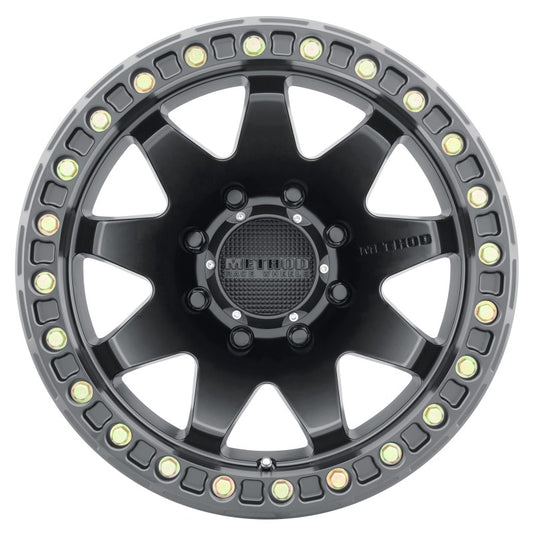 Method | MR108 17x9 -44mm Offset 8x6.5 130.81mm CB Matte Black w/BH-H24125-38 Wheel