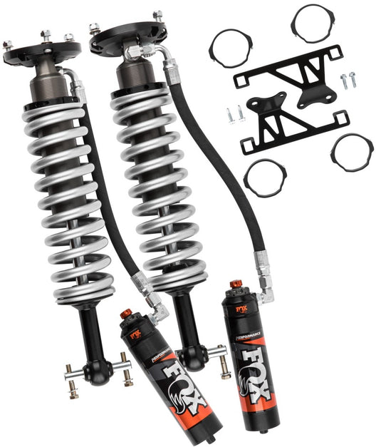 Fox | 2019+ GM 1500 Sierra / Silverado 2.5 Performance Elite Front Coil-Over Reservoir Shock Pair | 0-2 Inch Lift