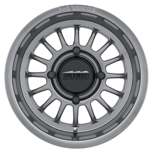 Method | MR411 15x10 6+4/+25mm Offset 4x156 132mm CB Gloss Titanium Wheel