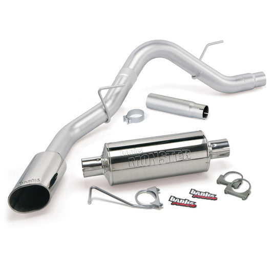 Banks Power | 2015-2019 Ford F-150 2.7L /3.5L EcoBoost / 5.0 V8 Monster Exhaust System - SS Single Exhaust With Chrome Tip