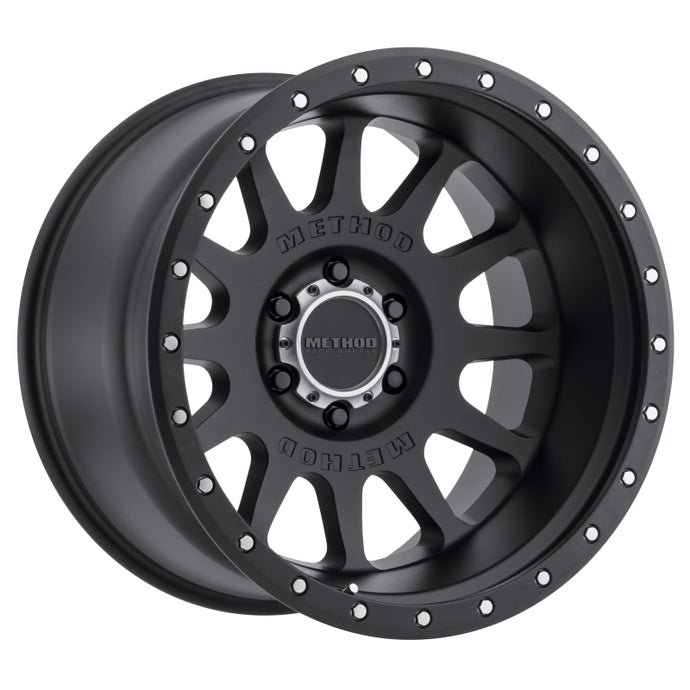 Method | MR605 NV 20x10 -24mm Offset 6x5.5 106.25mm CB Matte Black Wheel