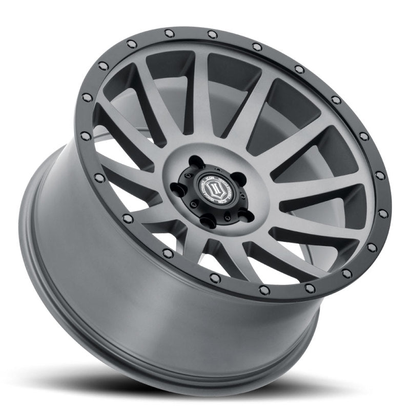 Load image into Gallery viewer, ICON Compression 20x10 5x150 -19mm Offset 4.75inBS Titanium Wheel
