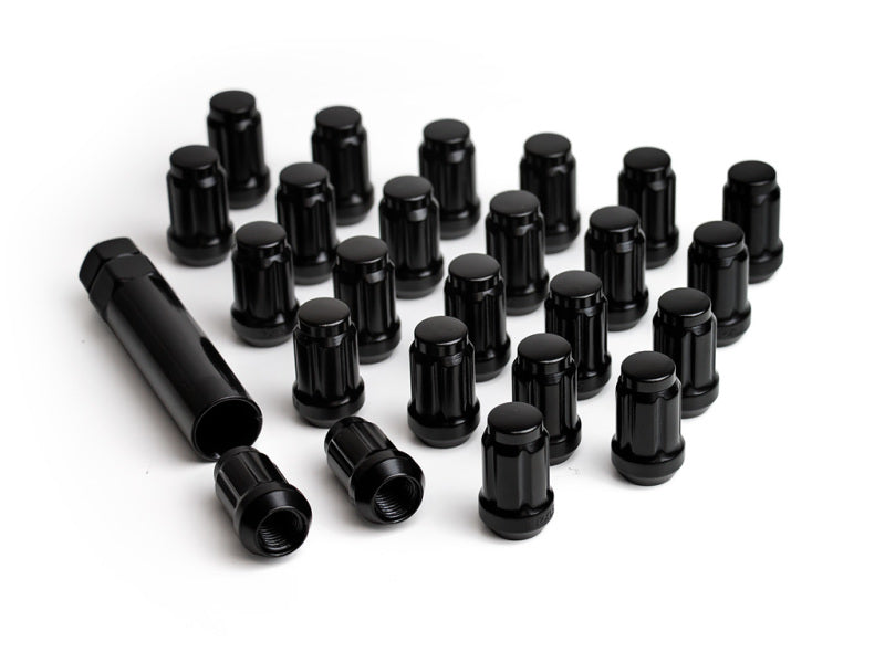 Load image into Gallery viewer, ICON Alloys Lug Nut Kit Black - 1/2in - 24 Lug Nuts w/ Key

