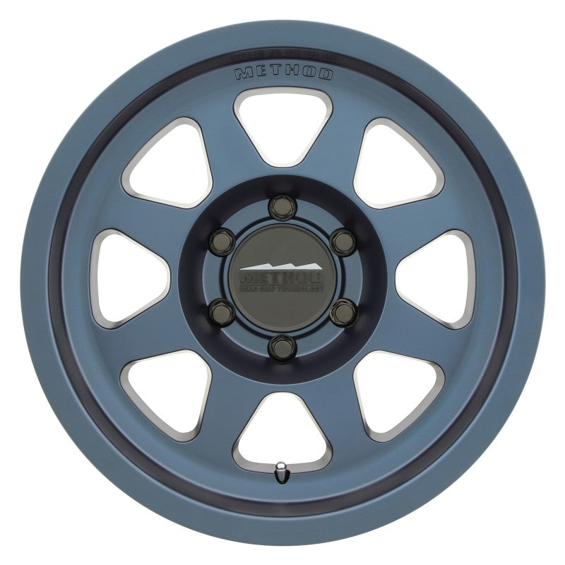 Load image into Gallery viewer, Method | MR701 17x8.5 0mm Offset 6x135 87mm CB Bahia Blue Wheel
