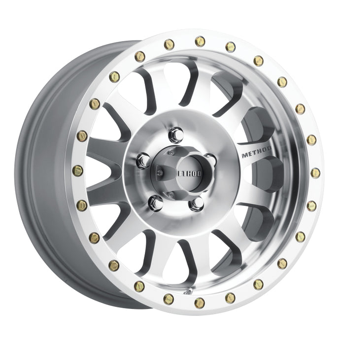 Method | MR304 Double Standard 17x8.5 0mm Offset 5x5.5 108mm CB Machined/Clear Coat Wheel