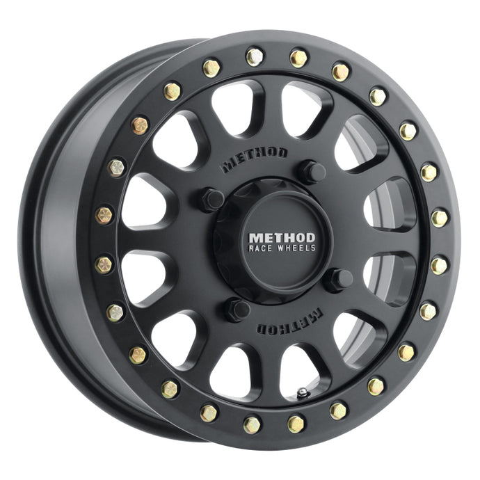 Method | MR401 UTV Beadlock 15x6 5+1/+53mm Offset 4x136 106mm CB Matte Black w/BH-H24100 Wheel