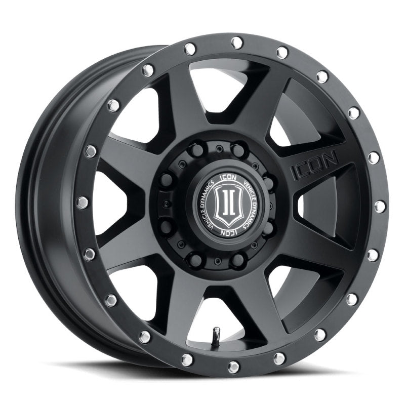 Load image into Gallery viewer, ICON Rebound HD 18x9 8x180 12mm Offset 5.5in BS 124.2mm Bore Satin Black Wheel
