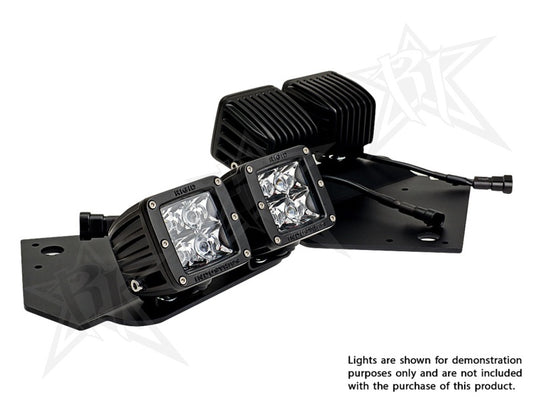 Rigid Industries | 2009-2014 Ford Raptor - Fog Light Brackets - Mounts 4 Dually / D2 Lights