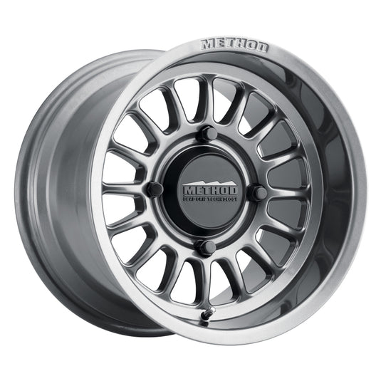 Method | MR411 15x7 4+3/+13mm Offset 4x156 132mm CB Gloss Titanium Wheel