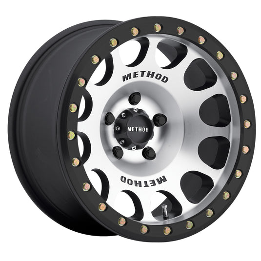 Method | MR105 Beadlock 17x9 -38mm Offset 6x5.5 108mm CB Machined w/Matte Black Ring Wheel