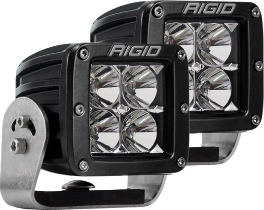 Rigid Industries | Dually HD Black- Flood - Set of 2