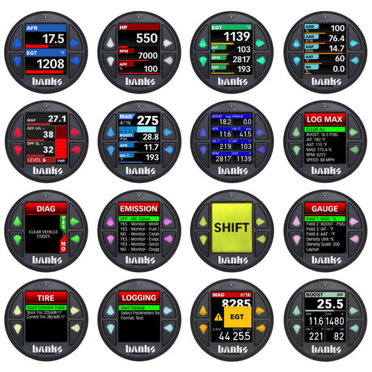 Banks Power | 2008+ Universal CAN Bus iDash 1.8 Super Gauge - For Use With Pedal Monster