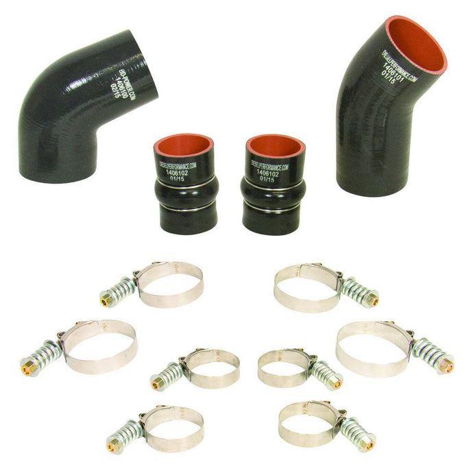 BD Diesel | Intercooler Hose & Clamp Kit 2004.5-2005 GM LLY Duramax | 1046276