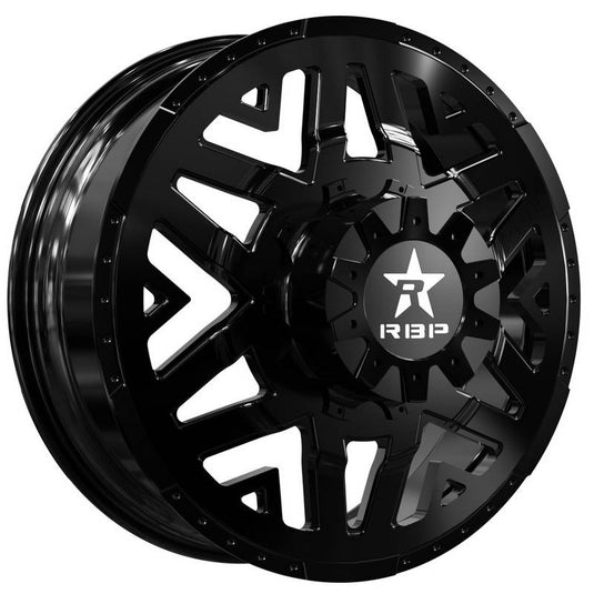 RBP Performance 12R Apex 26x8.25 Front 10-225 et 132 Gloss Black with Machined Grooves 170mm cb 12R-26825-10+132FBG