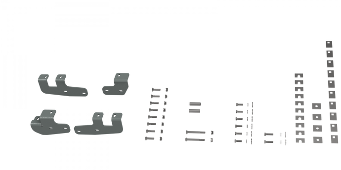 B&W Trailer Hitches Custom Installation Kit For Universal Mounting Rails For Some RAM Trucks RVR2602