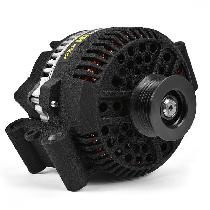 Load image into Gallery viewer, XDP | 1994-1997 Ford 7.3L Power Stroke Wrinkle Black HD High Output Alternator
