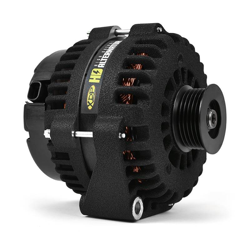 Load image into Gallery viewer, XDP | 2007.5-2010 GM 6.6L LMM Duramax New Wrinkle Black HD High Output Alternator
