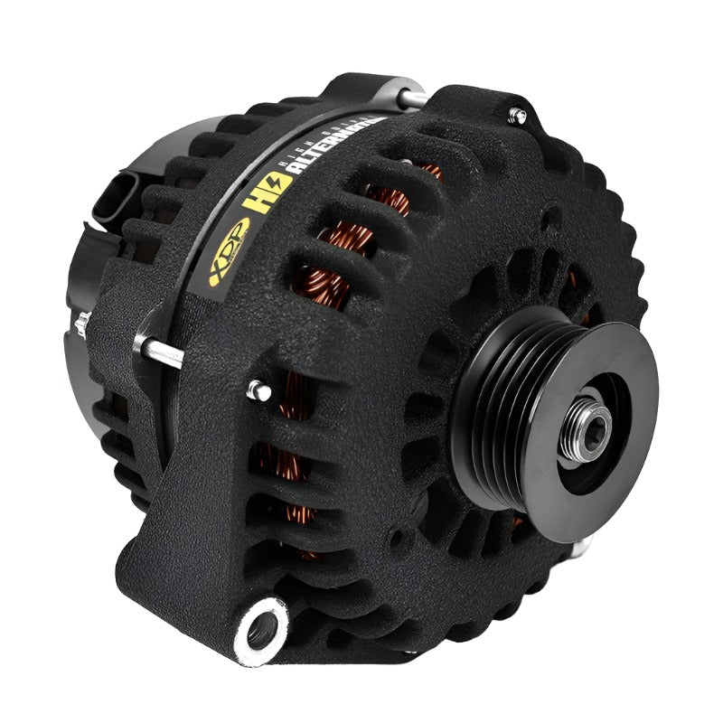 Load image into Gallery viewer, XDP | 2007.5-2010 GM 6.6L LMM Duramax New Wrinkle Black HD High Output Alternator
