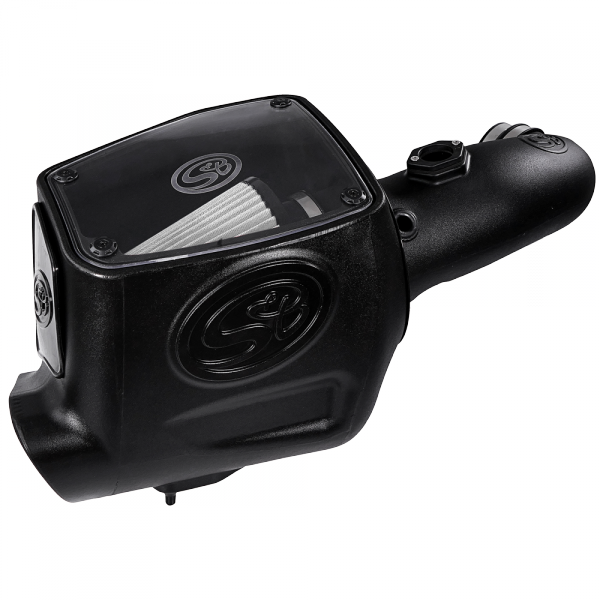 Load image into Gallery viewer, S&amp;B | 2008-2010 Ford Super Duty 6.4 Power Stroke Cold Air Intake Dry Extendable White | 75-5105D
