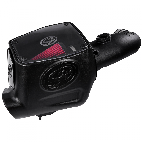 Load image into Gallery viewer, S&amp;B | 2008-2010 Ford Super Duty 6.4 Power Stroke Cold Air Intake Cotton Cleanable Red | 75-5105
