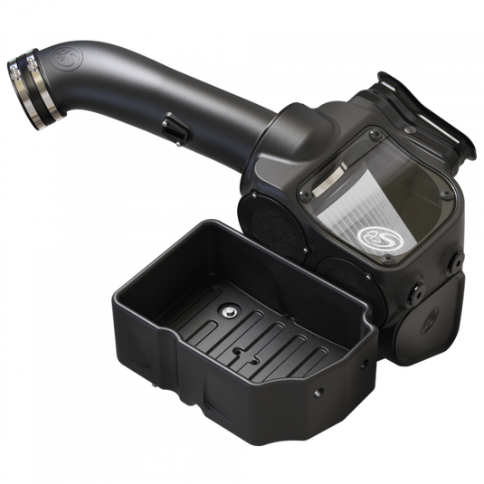 S&B | Cold Air Intake For 17-19 Ford F250 F350 V8 6.7L Power Stroke Dry Extendable