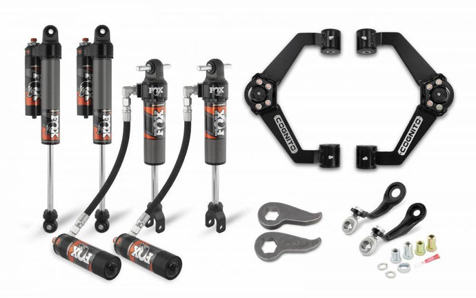 Cognito Motorsports Truck | 3-Inch Elite Leveling Kit with Fox Elite 2.5 Reservoir shocks for 2020-2022 GM Silverado/Sierra 2500/3500 | 210-P0930