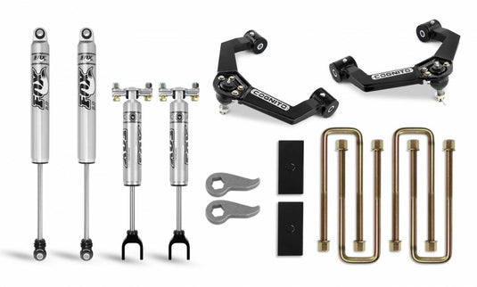 Cognito Motorsports Truck | 3-Inch Performance Leveling Lift Kit With Ball Joint Control Arms For 2020-2022 GM Silverado/Sierra 2500/3500 | 110-P0883