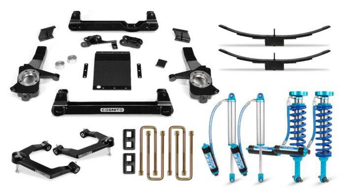 Cognito Motorsports Truck | 6-Inch Elite Lift Kit with King 2.5 Remote Reservoir Shocks For 19-22 GM Silverado/Sierra 1500 2WD/ 4WD | 510-P0955