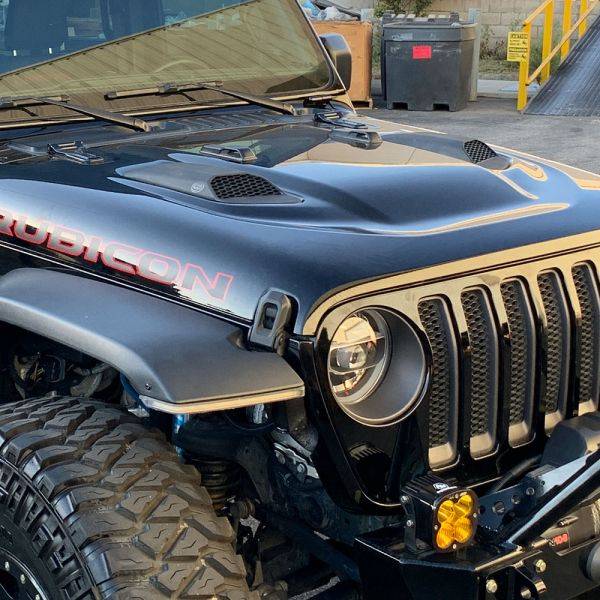 Load image into Gallery viewer, S&amp;B | Jeep Air Hood Scoops For 18-22 Wrangler JL Rubicon 2.0L, 3.6L, 2020+ Jeep Gladiator 3.6L Scoops Only Kit
