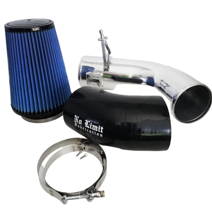 No Limit Fabrication | 2017-2019 Ford 6.7L Power Stroke Cold Air Intake Oiled Filter - Polished