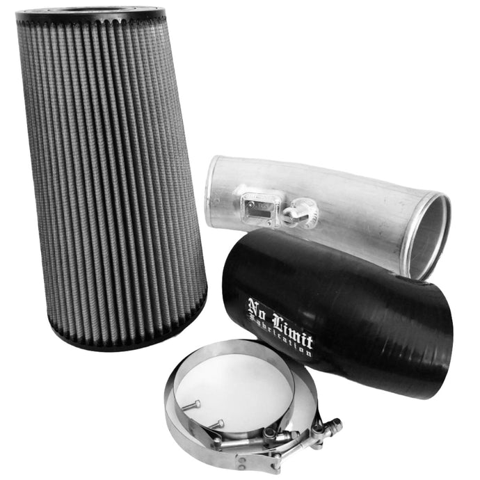 No Limit Fabrication | 2017-2019 Ford 6.7L Power Stroke Cold Air Intake Dry Filter - Raw