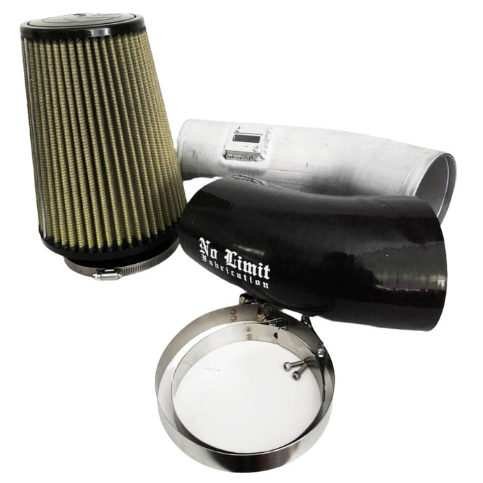 No Limit Fabrication | 2011-2016 Ford 6.7L Power Stroke Cold Air Intake Raw PG7 Filter Stage 1