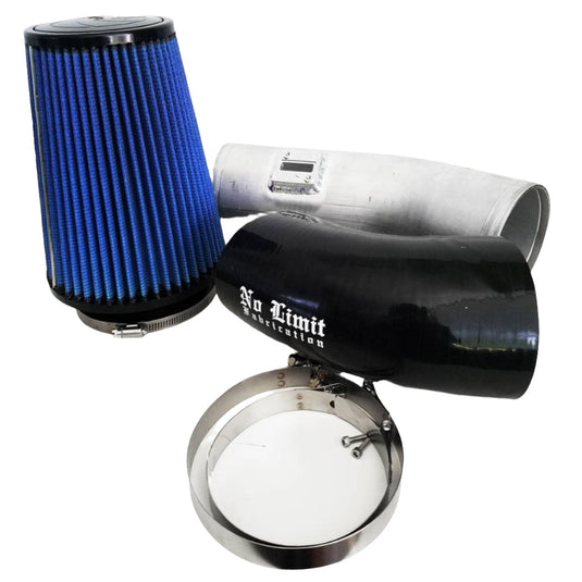No Limit Fabrication | 2011-2016 Ford 6.7L Power Stroke Cold Air Intake Raw Oiled Filter Stage 1