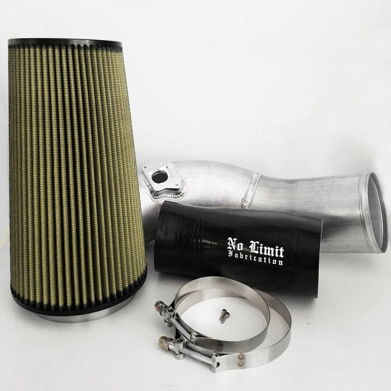 Load image into Gallery viewer, No Limit Fabrication | 2003-2007 Ford 6.0L Power Stroke Cold Air Intake Raw PG7 Filter
