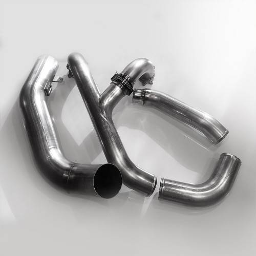 Load image into Gallery viewer, No Limit Fabrication | 6.7 Polished Stainless Intake Piping Kit 15-16 F250/350/450/550 | 67TPKP1516
