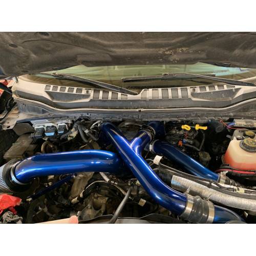 No Limit Fabrication | 2020-2024 Ford 6.7L Power Stroke Polished Stainless Intake Piping Kit